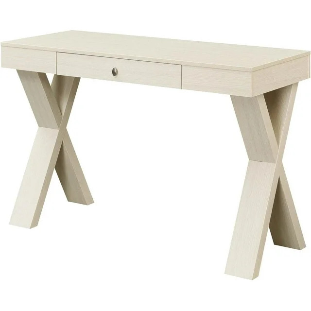 1 Drawer Desk, Ivory | Walmart (US)