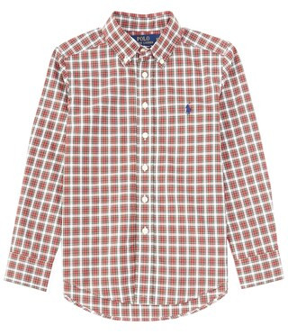 Big Boys 8-20 Long Sleeve Plaid Poplin Shirt | Dillard's