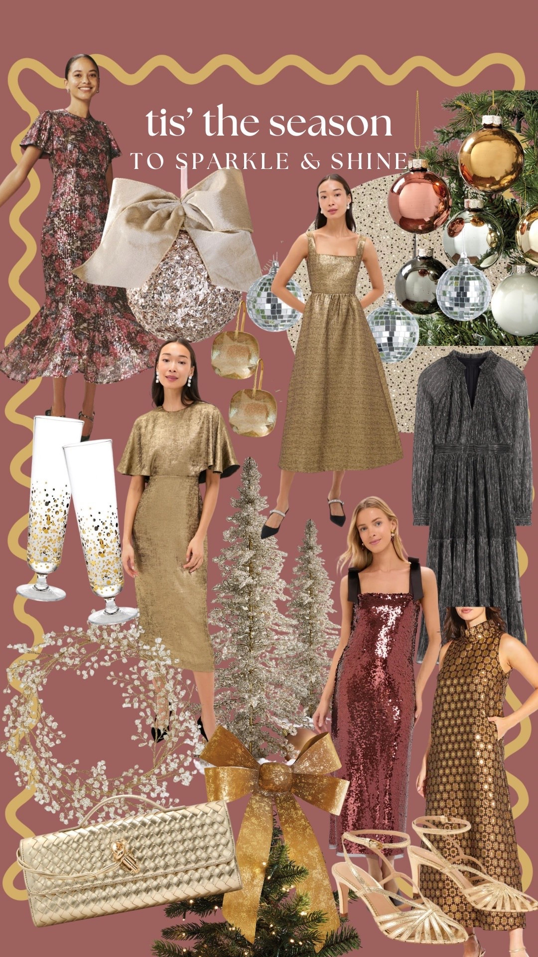 All the sparkle and shine for the upcoming season! I am loving the frosted trees and sequin looks coming out right now. Shop below to find your perfect party look! 

#LTKHoliday #LTKSeasonal