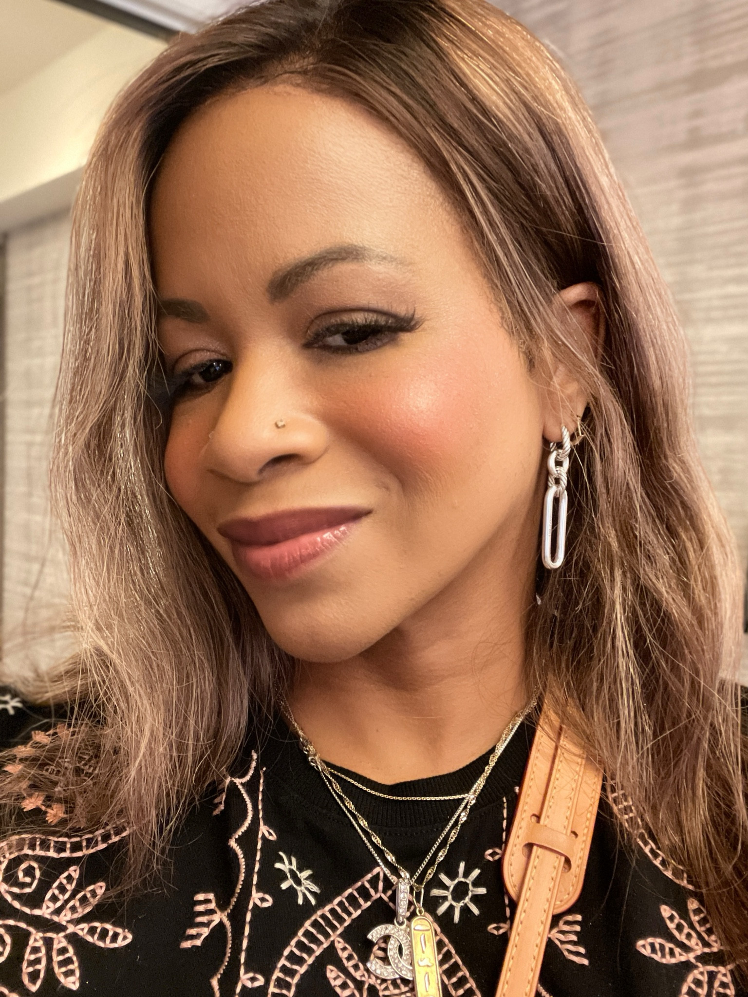 This style of earring is one I’m loving this year. 
I have one pair in fashion and my husband gifted me this link pair for my birthday! 

#LTKStyleTip
