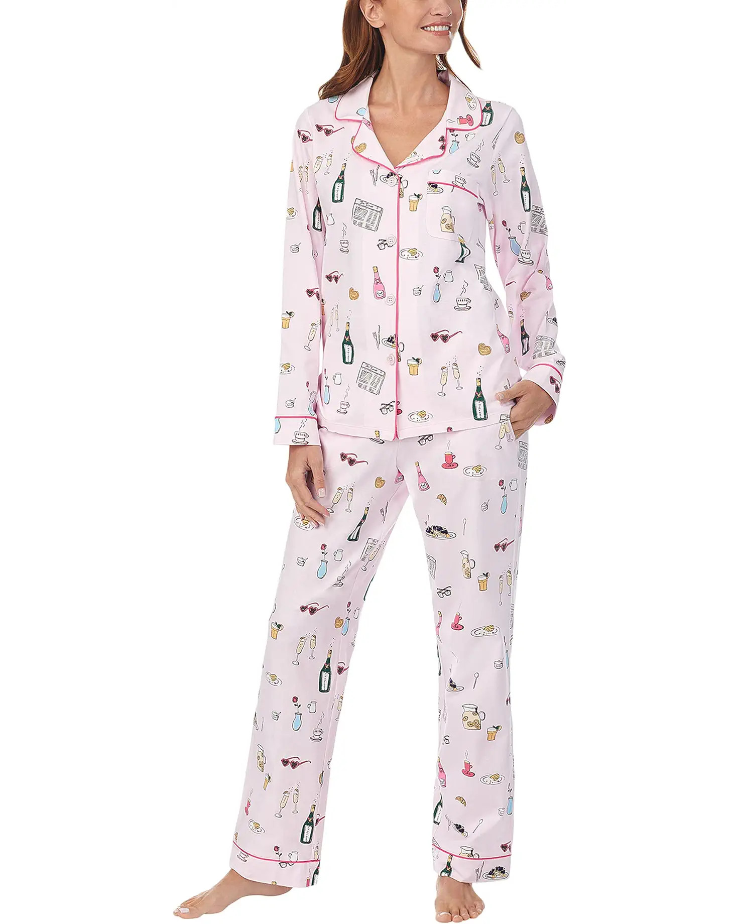 Organic Cotton Long Sleeve Classic PJ Set | Zappos