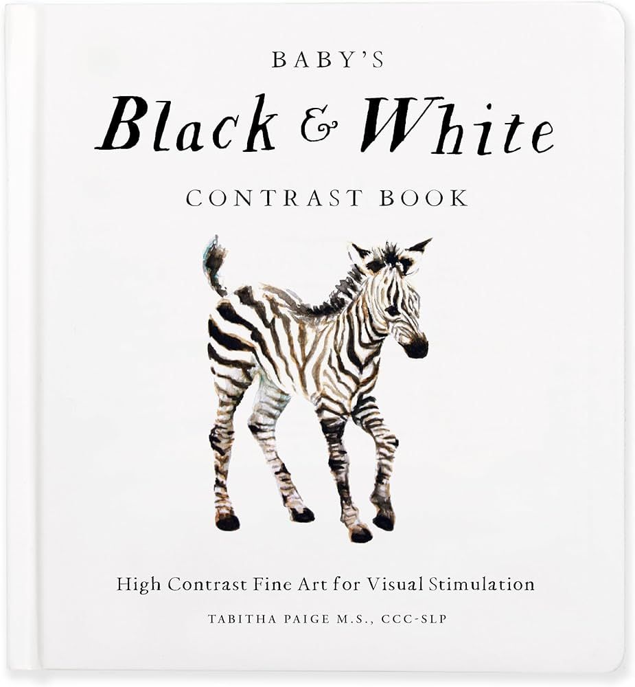 Baby's Black and White Contrast Book: High-Contrast Art for Visual Stimulation at Tummy Time | Amazon (US)