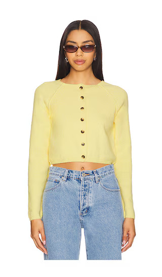 Sydney Shrunken Cardi in Sunshine Time | Revolve Clothing (Global)
