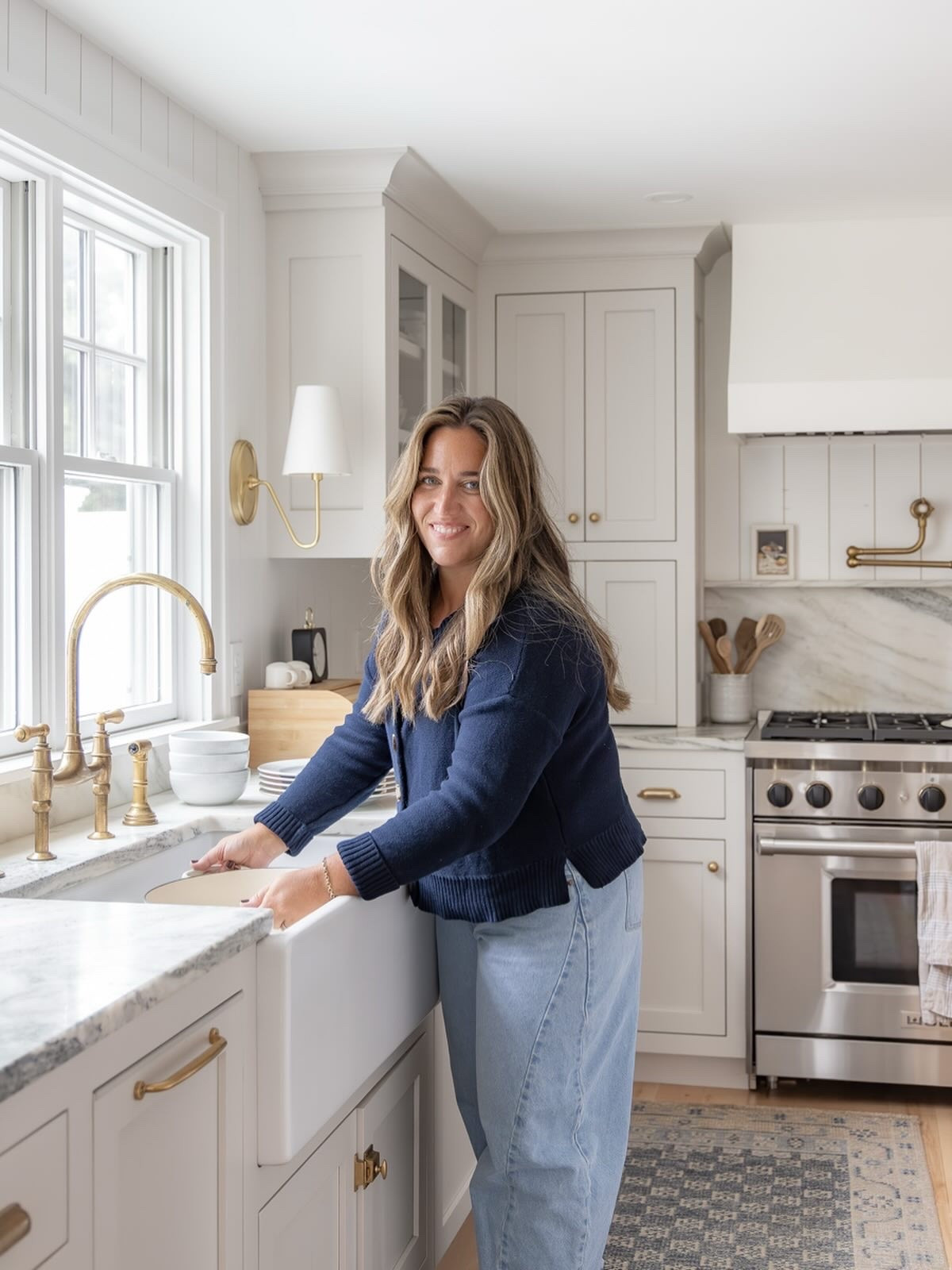 Hi! I’m Rachael— owner of @pennyandpearldesign and home enthusiast turned interior designer. 

I started Penny & Pearl in 2021 after sharing projects in my own home on Instagram per the recommendation of my best friend which turned into strangers asking for help with their spaces. I posted my services in too many Facebook groups to count and got blacklisted in many of said groups for advertising, but heck you win some you lose some. I met some of my very best clients through the groups that didn’t kick me out so we’ll chalk that up as a win. 

Fast forward four years and I’m so grateful to have a wait list of you beautiful people wanting to bring our signature look into your homes. It’s equal parts humbling and SO damn fun. 

My mission has never been to be a major household name or have a line with Target, (but for the record I wouldn’t say no). I treasure being home with my four kids so much and have been able to balance being home when they get off the bus and even take a day off to bring the baby to the library or out for a donut just because.

For those reasons I haven’t hired a big staff and I don’t take on more projects than I can give my full attention to. Someday maybe, but for now I’m enjoying this season of relying on the people in my circle who help me do my best work. Talented craftspeople, eager part-time help with great sense of style, local shop owners who deeply care about their products, peer designers who share stories and let me vent, and of course my family who are so supportive [and the GOAT of babysitters]. 

To me, Penny & Pearl isn’t just for my handful of clients. It’s for all of you who have been here from day one cheering me on and staying invested in my projects. It makes me so happy when I see you out around town wearing your Penny & Pearl sweatshirts or when you say hi at the soccer field. It’s such a gift to be able to help people feel their best at home and it wouldn’t be possible without this bada$$ community. 

Also what’s the disorder called when you get extra sappy every October? 

Photo by @marinaporl