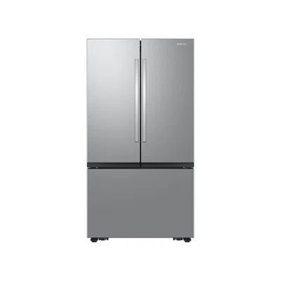Samsung 27 Cubic Feet Mega Capacity Counter Depth 3-Door French Door Refrigerator with Dual Auto Ice Maker | Wayfair North America