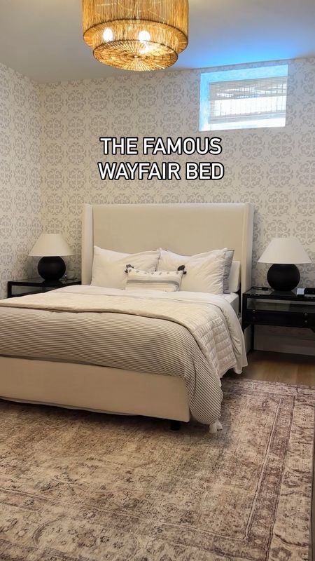 Wayfair upholstered bed on sale for Wayday 