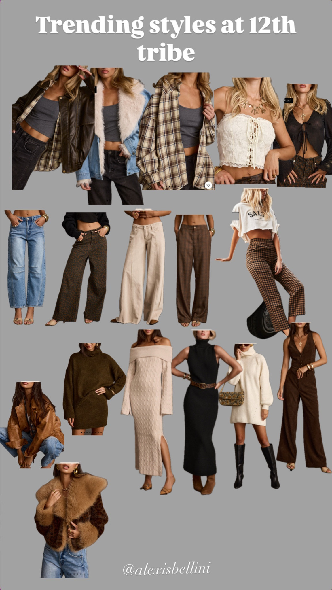 My favorite pieces trending at 12th Tribe! 

#Leopard
#FauxFur
#SweaterDress
#BarrelJeans
#DenimCoat
#OversizedBrownLeatherJacket
#WideLeg
#TurtleNeckDress

#LTKStyleTip #LTKHoliday #LTKCyberWeek