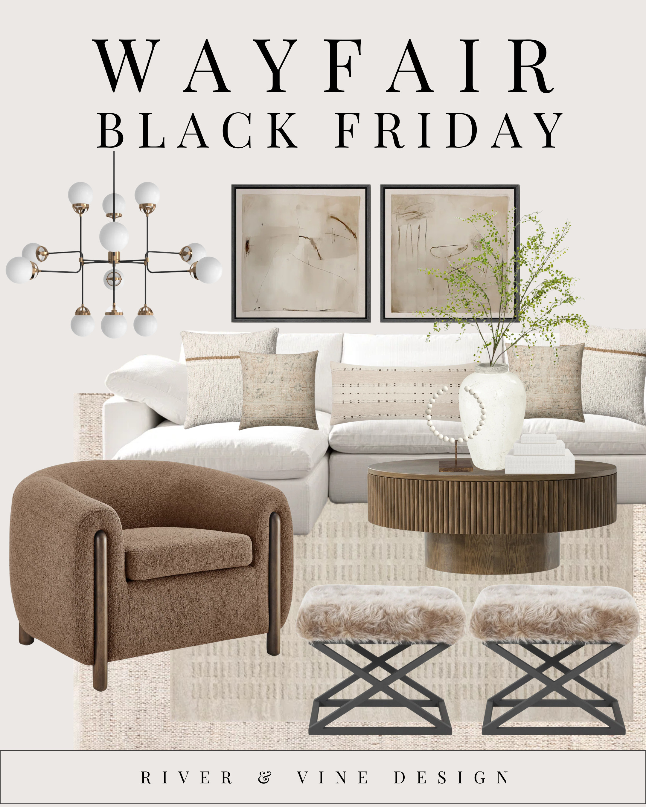 Wayfair’s Black Friday deals are actually good this year — and these are the pieces worth grabbing while prices are low.

Why these made my list:

Sculptural lighting that instantly elevates any room

Neutral art sets that look custom (without the custom price)

Cozy accent chairs that add warmth + texture

Statement coffee tables that ground your entire layout

Small stools + pillows for easy, high-impact swaps

If you’re refreshing your space before hosting, Black Friday is the moment to pull the trigger — the savings on bigger pieces are rare.

Tap to shop my curated picks! 

 #LTKHome