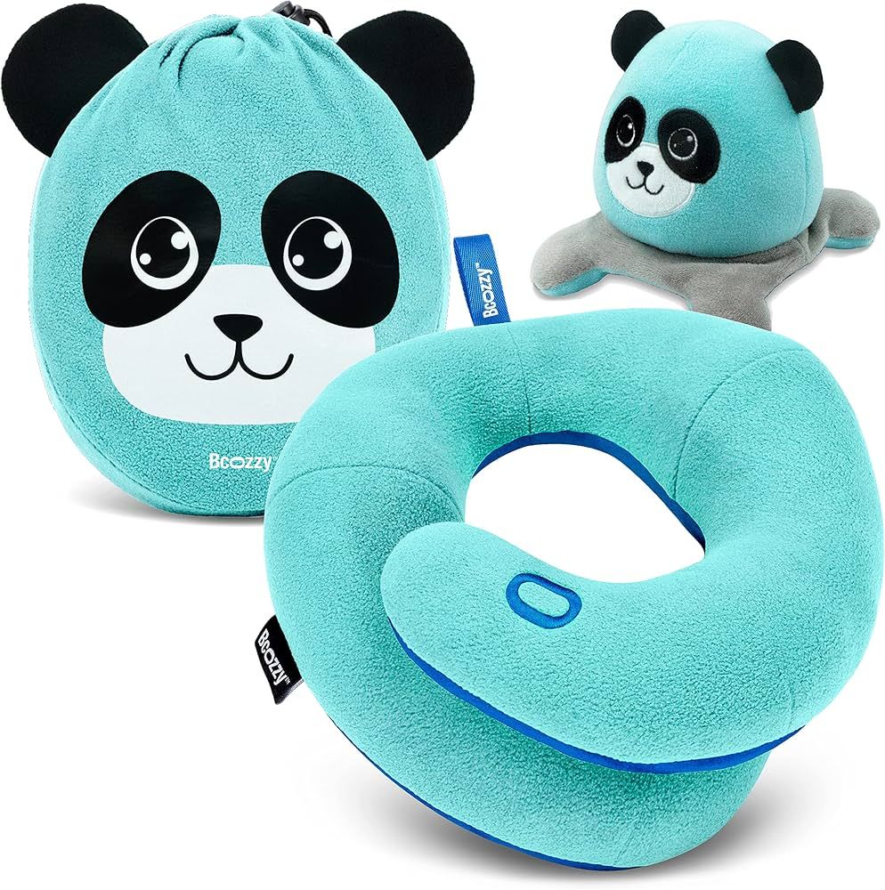 BCOZZY 3-7 Y/O Kids Travel Pillow for Car & Airplane, Soft Kids Neck Pillow for Traveling Provide... | Amazon (US)