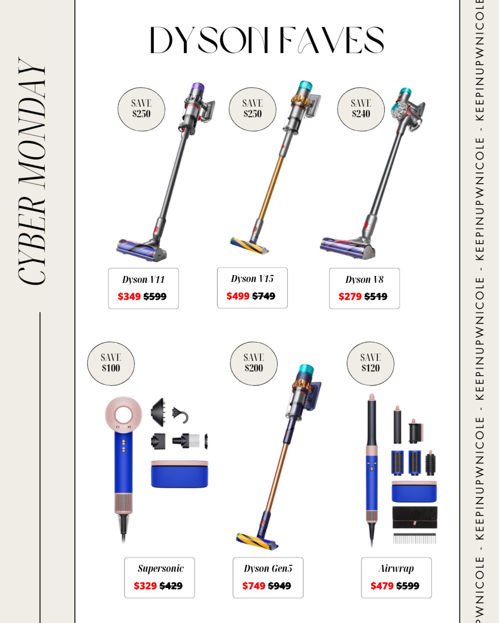 The best Dyson sales for Cyber Monday! I personally have the Dyson Airwrap and the Dyson V15 and am obsessed with both  

#LTKbeauty #LTKCyberWeek #LTKHoliday