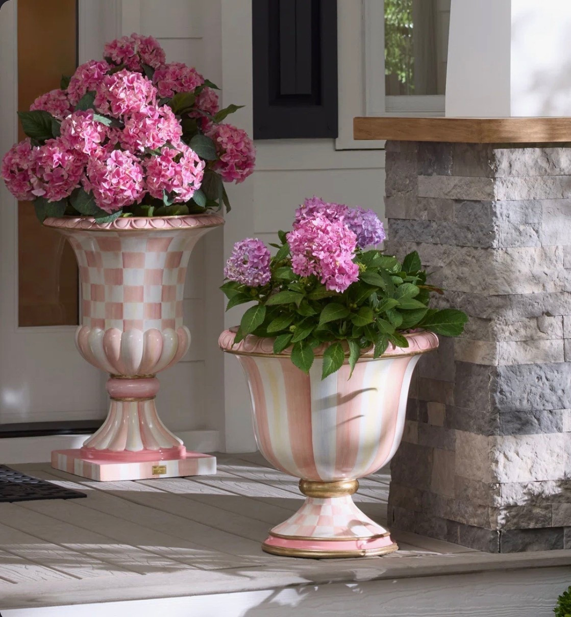 Omg I need pink and white planters in my life!!! 

#LTKWedding #LTKSeasonal #LTKHome