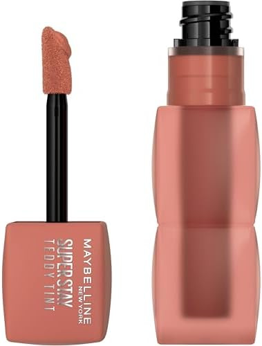 MAYBELLINE Super Stay Teddy Lip Tint, Long Lasting Matte Lipstick for Up To 12HR Wear, Buffed Out... | Amazon (US)
