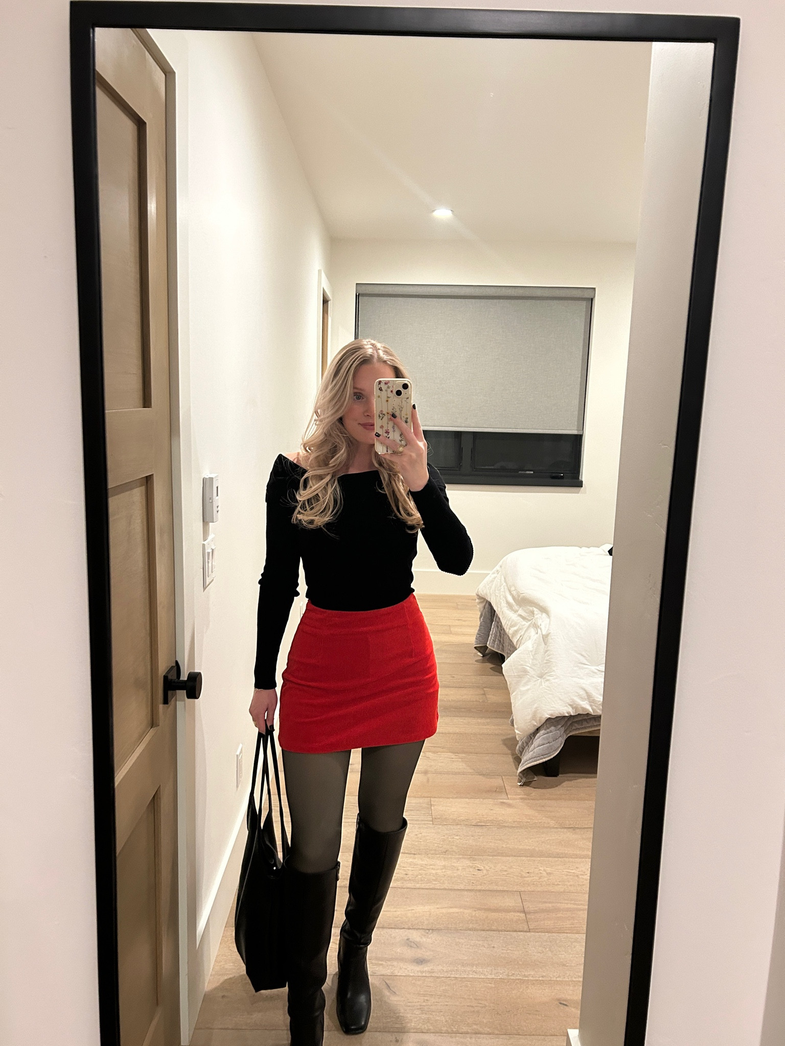 Black and red winter outfit | red skirt | holiday party outfit | vail outfit 

#LTKHoliday #LTKSeasonal #LTKParties