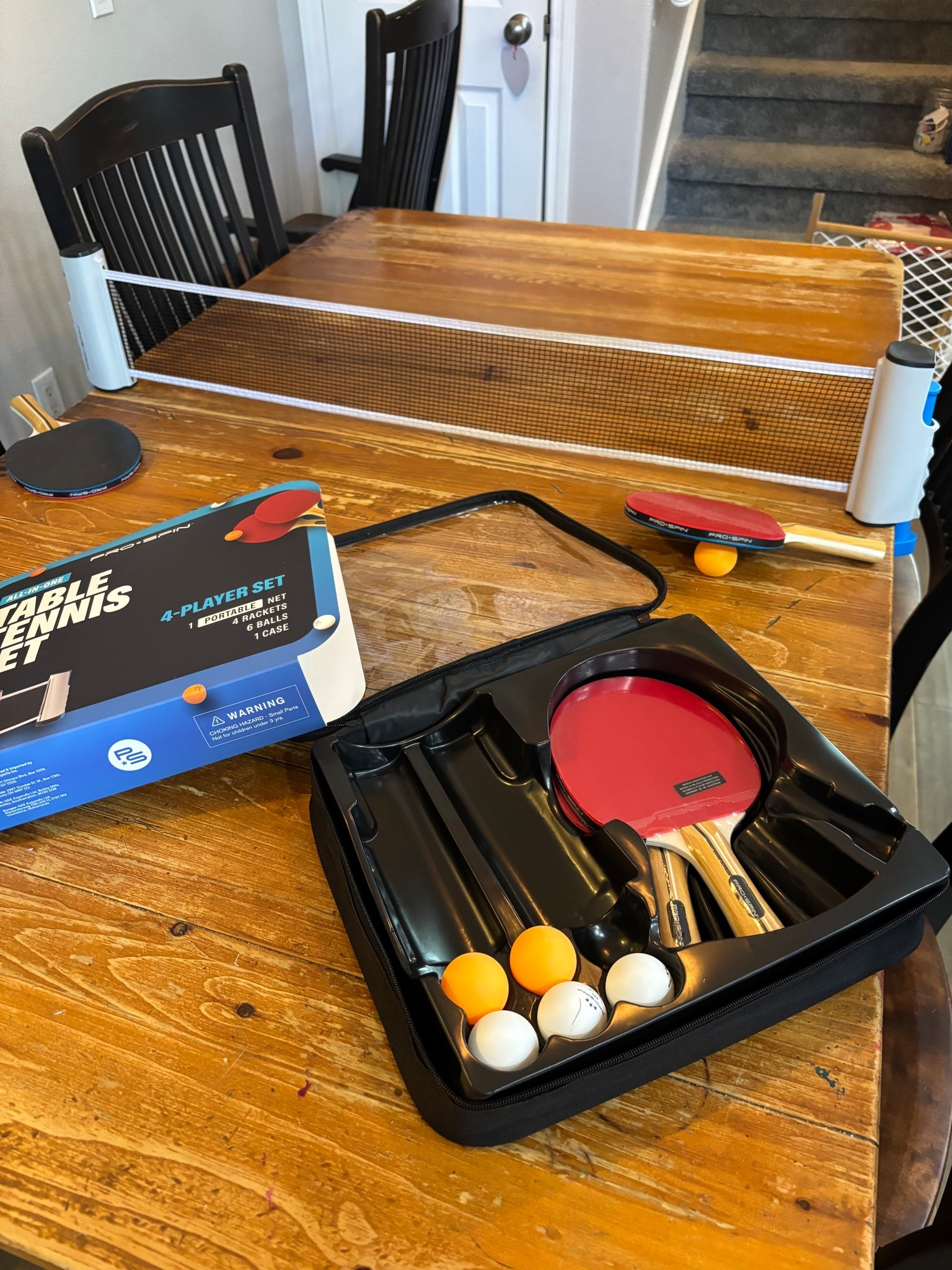 Favorite gift for the family! Table tennis set that can be set up on any table  

#LTKMens #LTKGiftGuide #LTKHome
