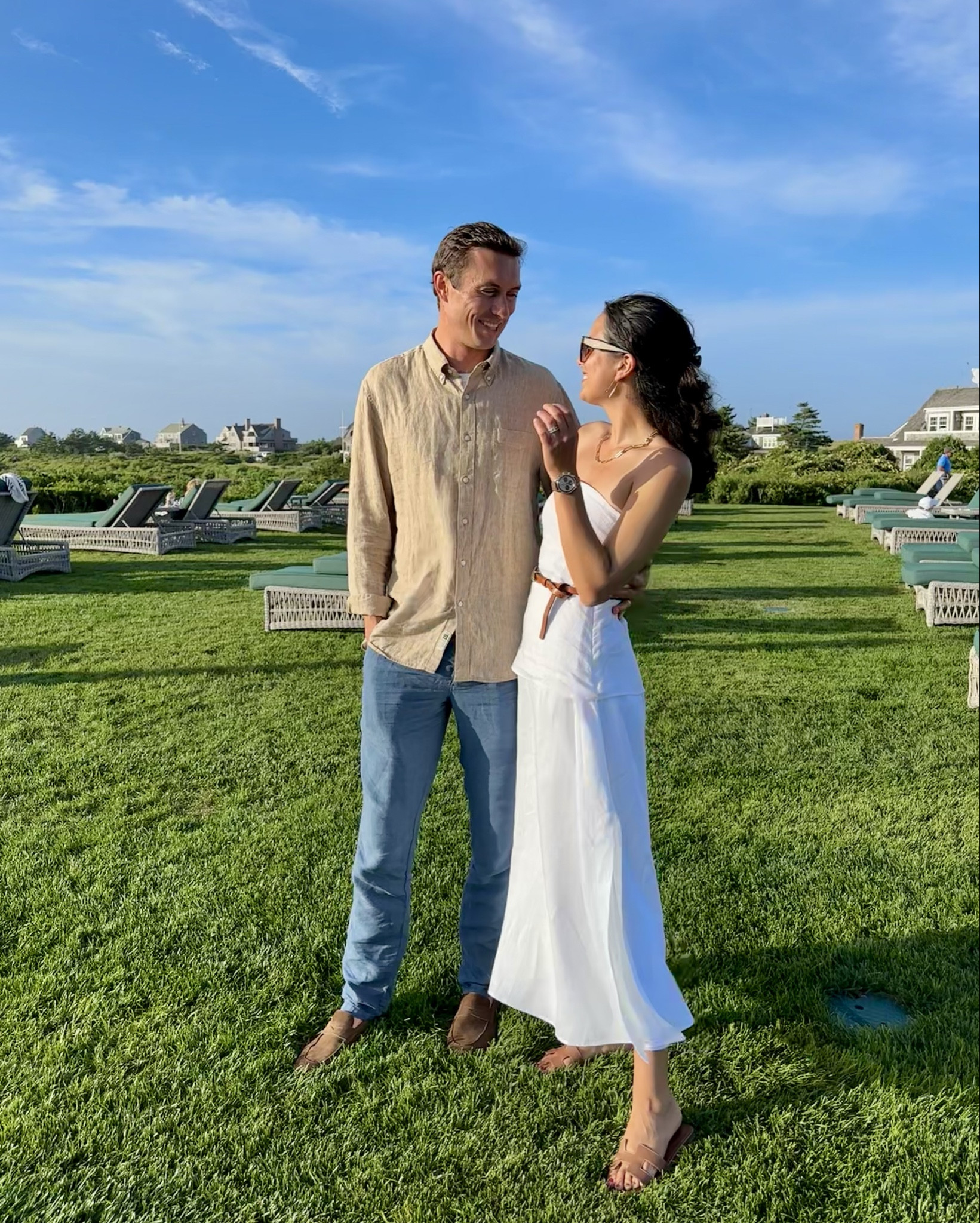 White linen strapless dress 

#LTKTravel #LTKSeasonal #LTKStyleTip