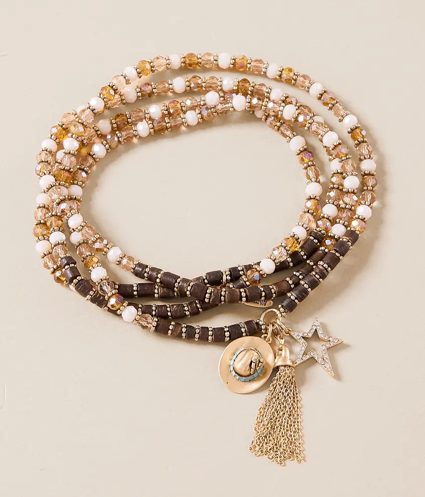 Convertible Beaded Necklace Bracelet | Buckle