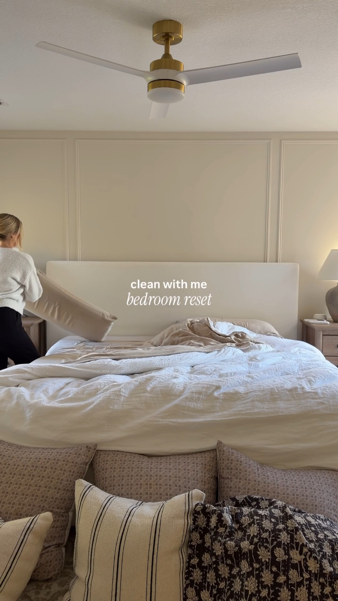 Do a bedroom reset with me  🌧️ 🧺 🫧 🧹 🧚 

I love a deep cleaning session with my furniture vacuum!!

It has UV light and ultrasound that kills tiny, dust mites, and allergens that are embedded in or on the surface of fabrics in your home. 