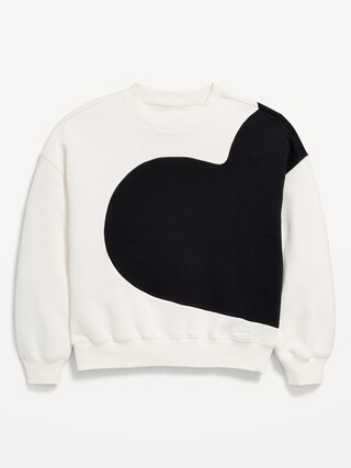 Oversized Graphic Tunic Sweatshirt for Girls | Old Navy (US)