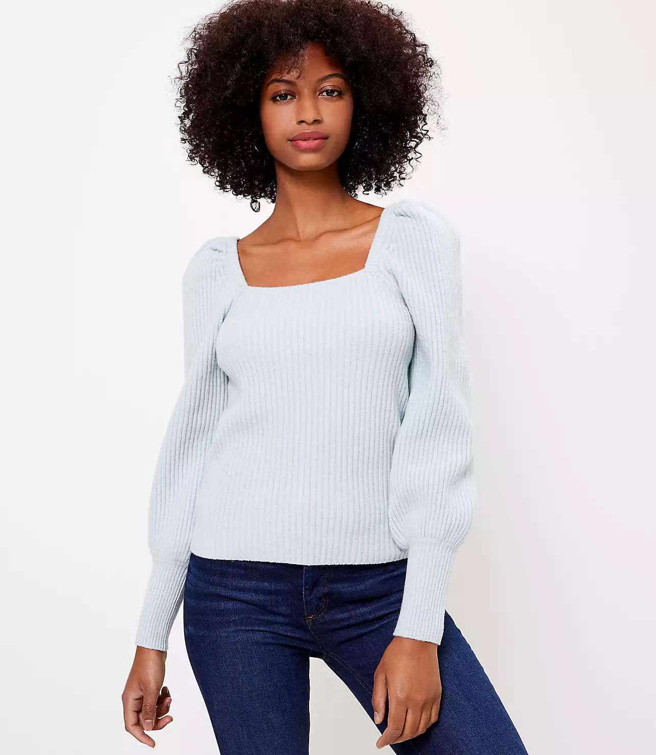 Square Neck Sweater | LOFT