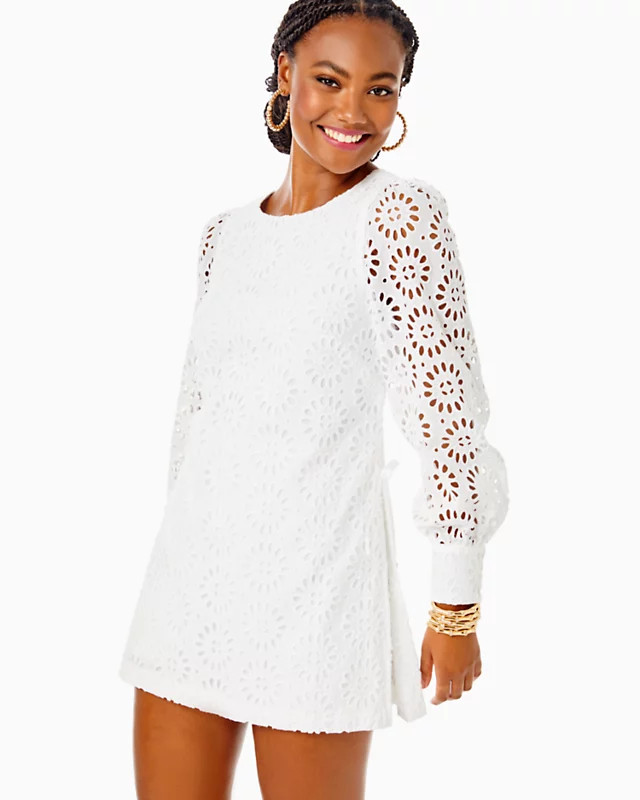 Aisha Eyelet Romper | Lilly Pulitzer