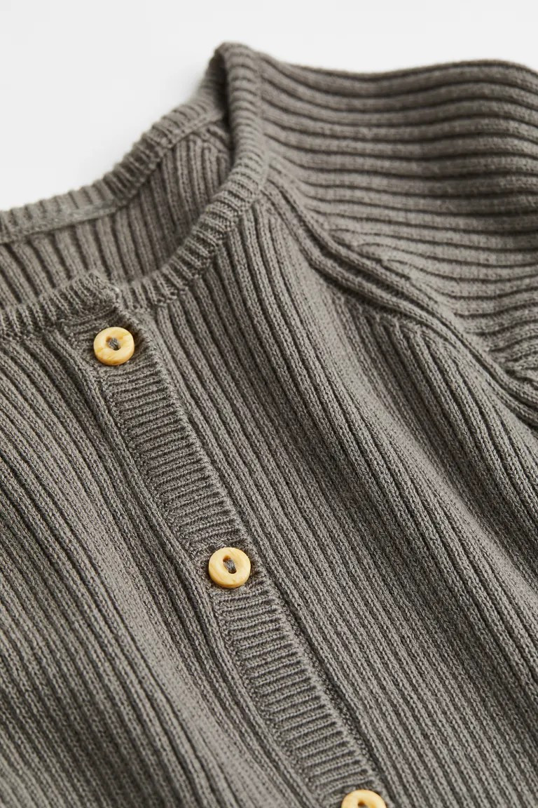 Rib-knit Cotton Romper Suit | H&M (US + CA)