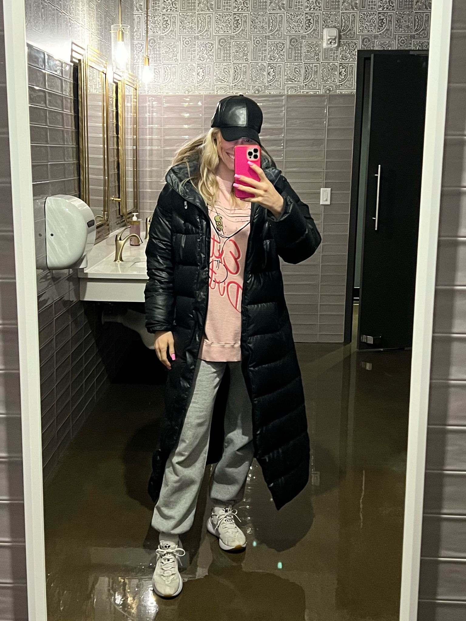 Black leather hat is so badass. 🧢

#LTKfit #LTKstyletip