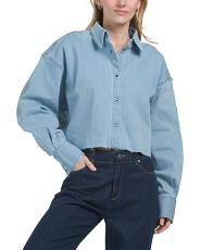 Cropped Denim Shirt | TJ Maxx