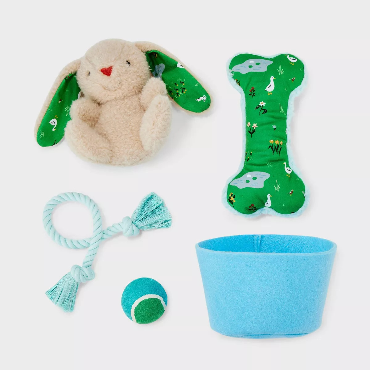 Gift Basket Dog Rope Plush Toy Set - 3pc - Boots & Barkley™ | Target