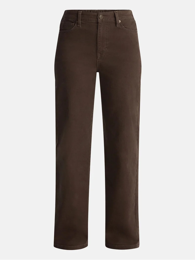 No Boundaries High Rise Baggy Wide Leg Jeans, 30'' Inseam, Women's and Women's Plus, Sizes XXS-4X | Walmart (US)