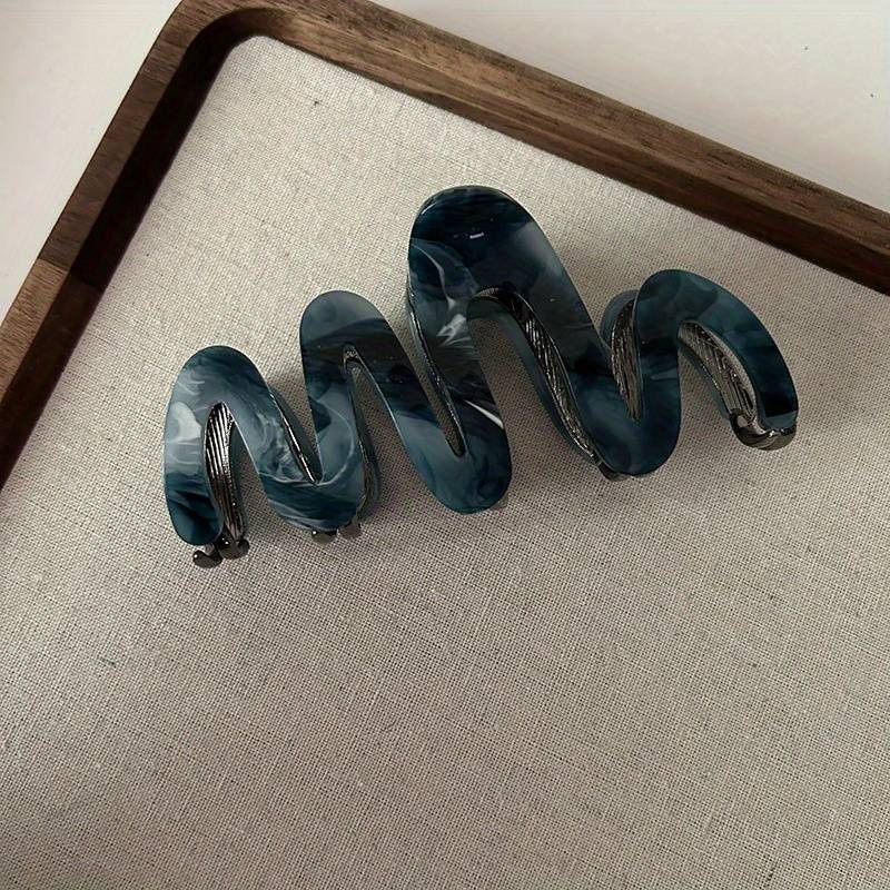 Acetate Wave Line Hair Claw Clip Geometric Non slip Strong - Temu Germany | Temu Affiliate Program