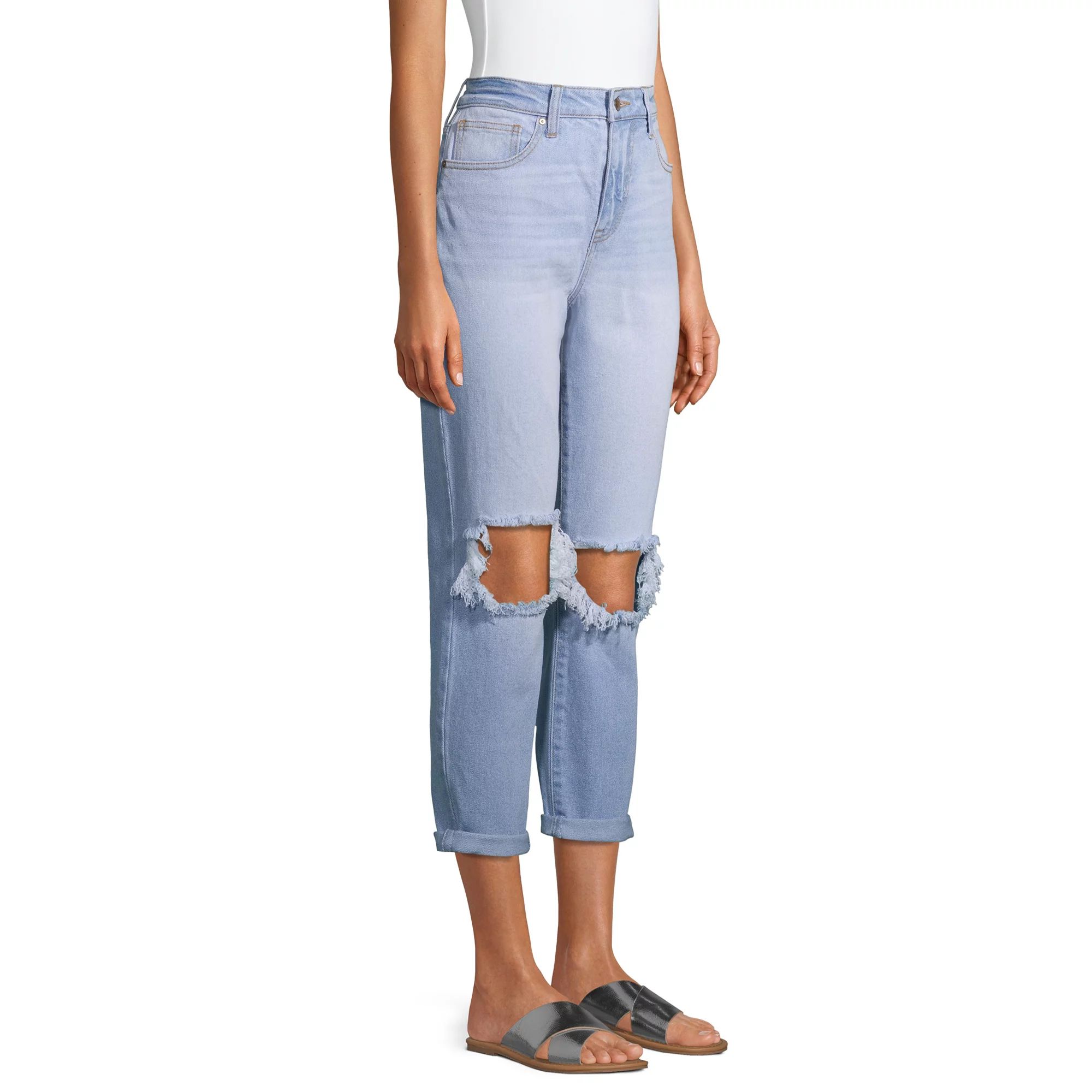 No Boundaries Juniors' Mom Jeans | Walmart (US)