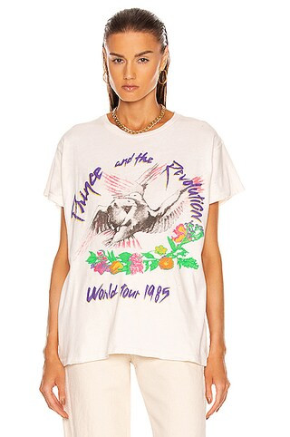 Madeworn Prince Tee in White | FWRD | FWRD 