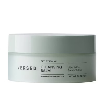 Versed Day Dissolve Cleansing Balm - Eucalyptus Oil + Vitamin E - 0.6oz: Moisturizing, Deep Cleaning, Vegan, Trial Size | Target