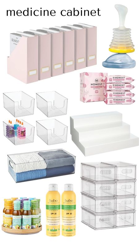 Medicine cabinet organization products 
Organization storage bins, racks 
Get organized, Amazon organization 

#LTKhome