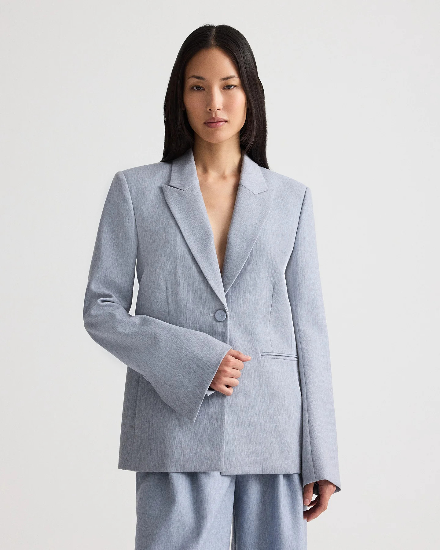 Her Fit Blazer in Compact Wool Suiting | TWP