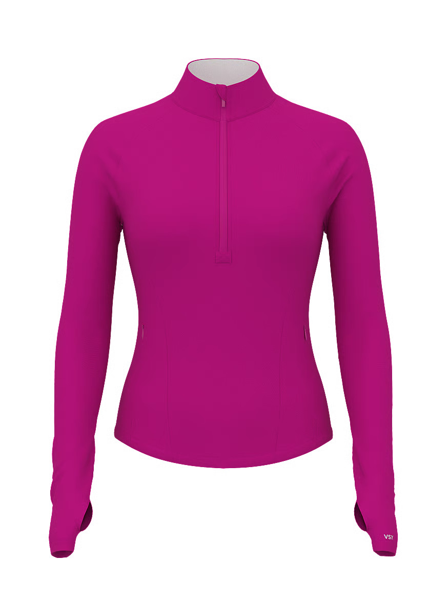 Buy VSX Elevate™ Half-Zip Jacket, Berrylicious - Order Hoodies & Sweatshirts online - Victoria'... | Victoria's Secret (US / CA )