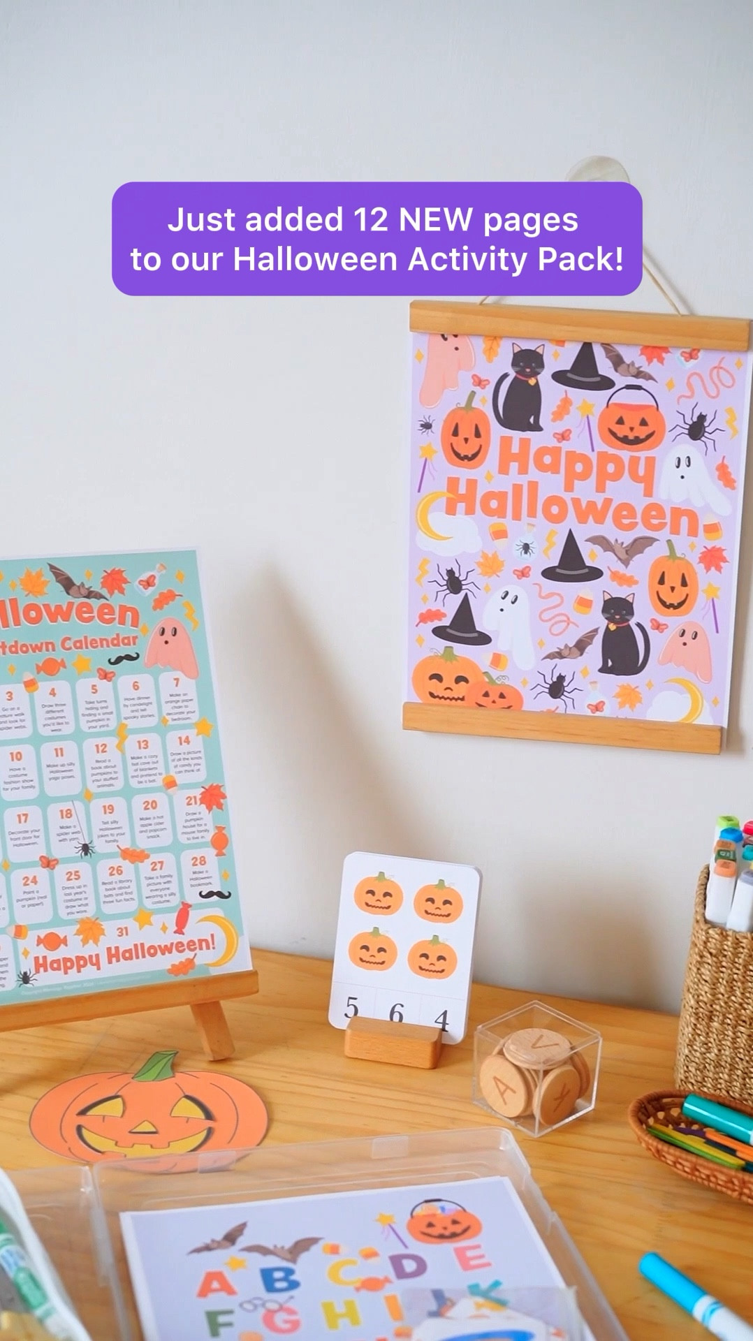 Our Halloween Activity Pack just got an upgrade! 🙌🏼

Now when you download this sweet (and not so spooky) Halloween Activity Pack, you’ll receive:
🎃 The Halloween Activity Pack (45 pages)
🎃 Halloween Count and Clip Cards
🎃 Halloween Mini Matching Squares
🎃 5 Color Cover options (great for families with multiple kiddos!)

Add some festive fun to your morning basket and download these printables today! 👻

#LTKSeasonal #LTKKids #LTKHalloween