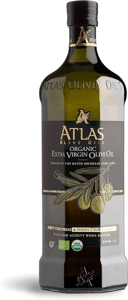 Atlas 1 LT Cold Press Extra Virgin Olive Oil with Polyphenol Rich from Morocco | Newly Harvested ... | Amazon (US)
