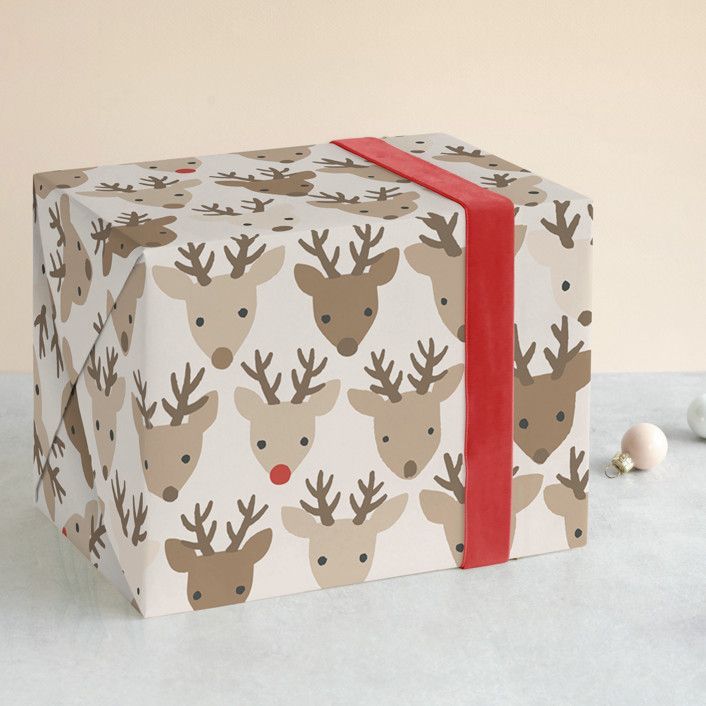 Red nose Wrapping Paper | Minted