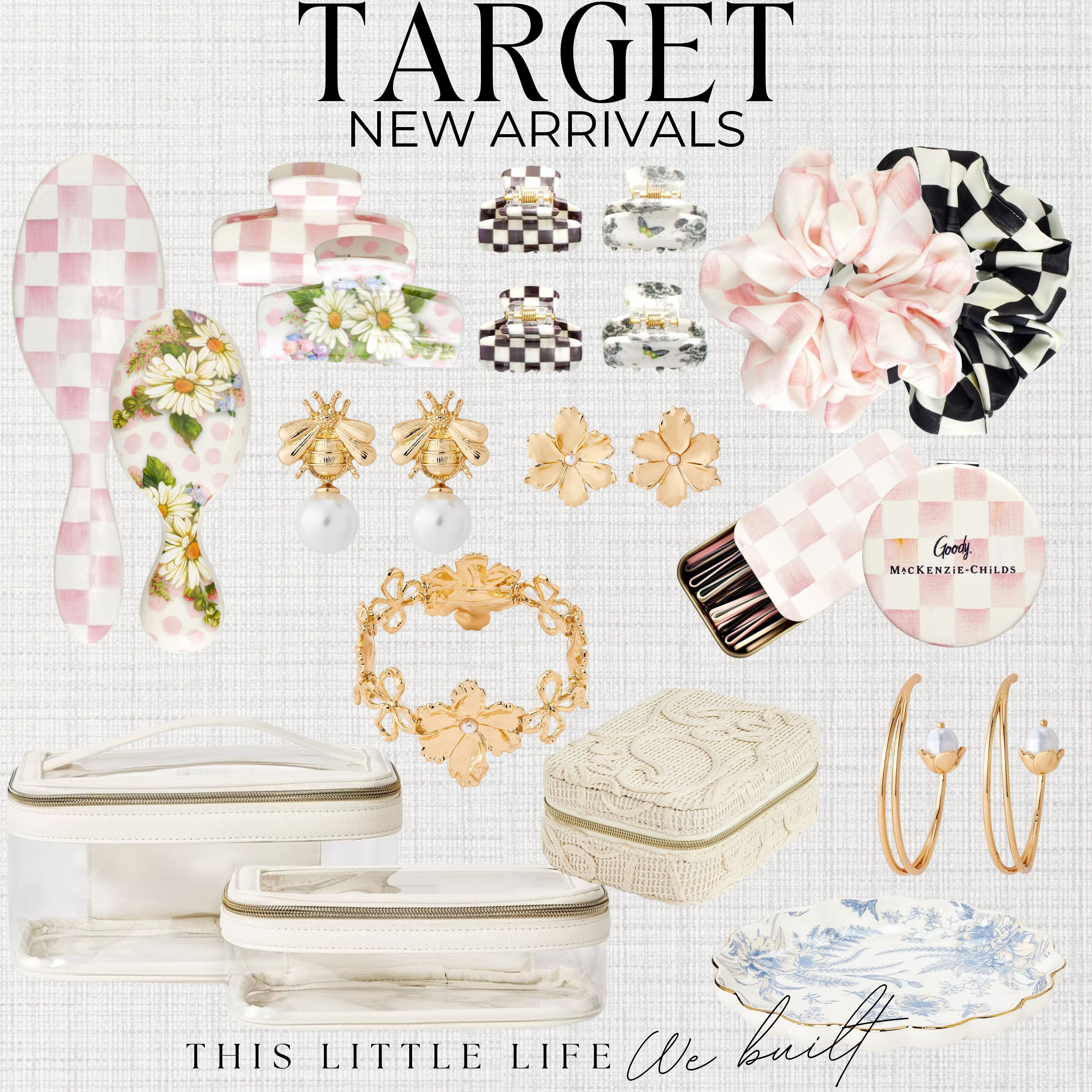 New Spring Accessories from Target!
Target x Makenzie Childs / Target Spring / Spring Hair Accessories / Beauty Accessories / Spring Beauty / Makeup Bags / Spring Jewelry /  

 #LTKootd #LTKSeasonal #LTKBeauty
