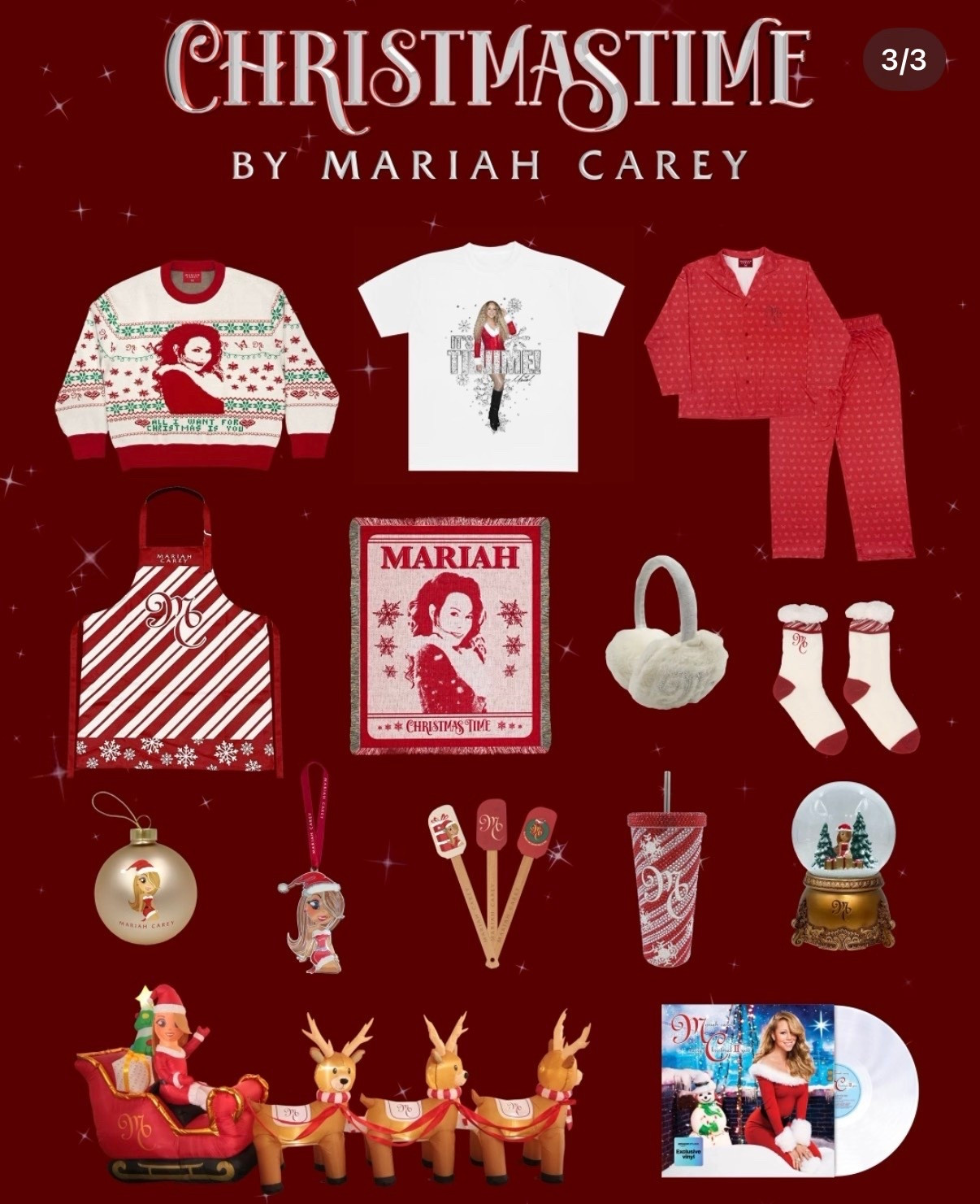 Mariah Carey’s Holiday Merch at Amazon is SELLING OUT fast!!! 🎤🎄💅🏾
From cozy sweatshirts and tees to festive mugs and ornaments — it’s giving Queen of Christmas vibes all season long!! 👑✨
Linking all my favorite pieces before they’re gone! ❤️🎁

#MariahCarey #ChristmasMerch #AmazonFinds #LTKHoliday #CozyChristmas #FestiveVibes #HolidayStyle #ChristmasReady #LTKFinds #ChristmasSpirit

#LTKFamily #LTKSaleAlert #LTKHoliday