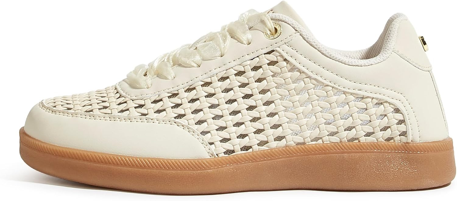 LUCKY STEP Women Fashion Tennis Shoes Classic Retro Sneaker | Amazon (US)
