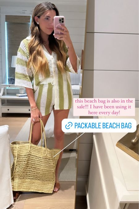 _________ this beach bag is also in the sale!!! I have been using it here every day!
