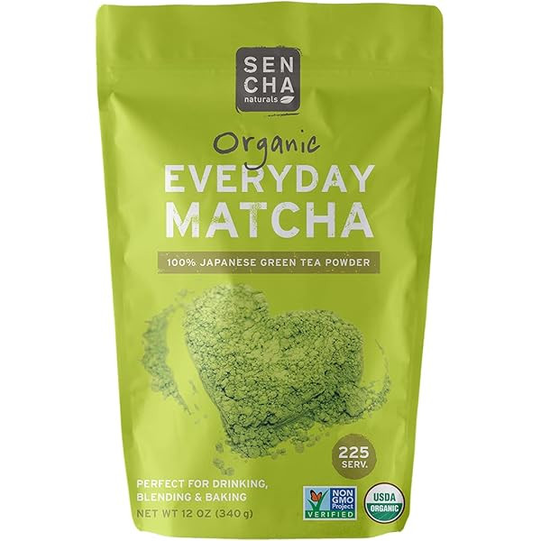 SENCHA NATURALS Organic Everyday Matcha Green Tea Power | Japanese Sourced, 4 oz, (MP0123) | Amazon (US)
