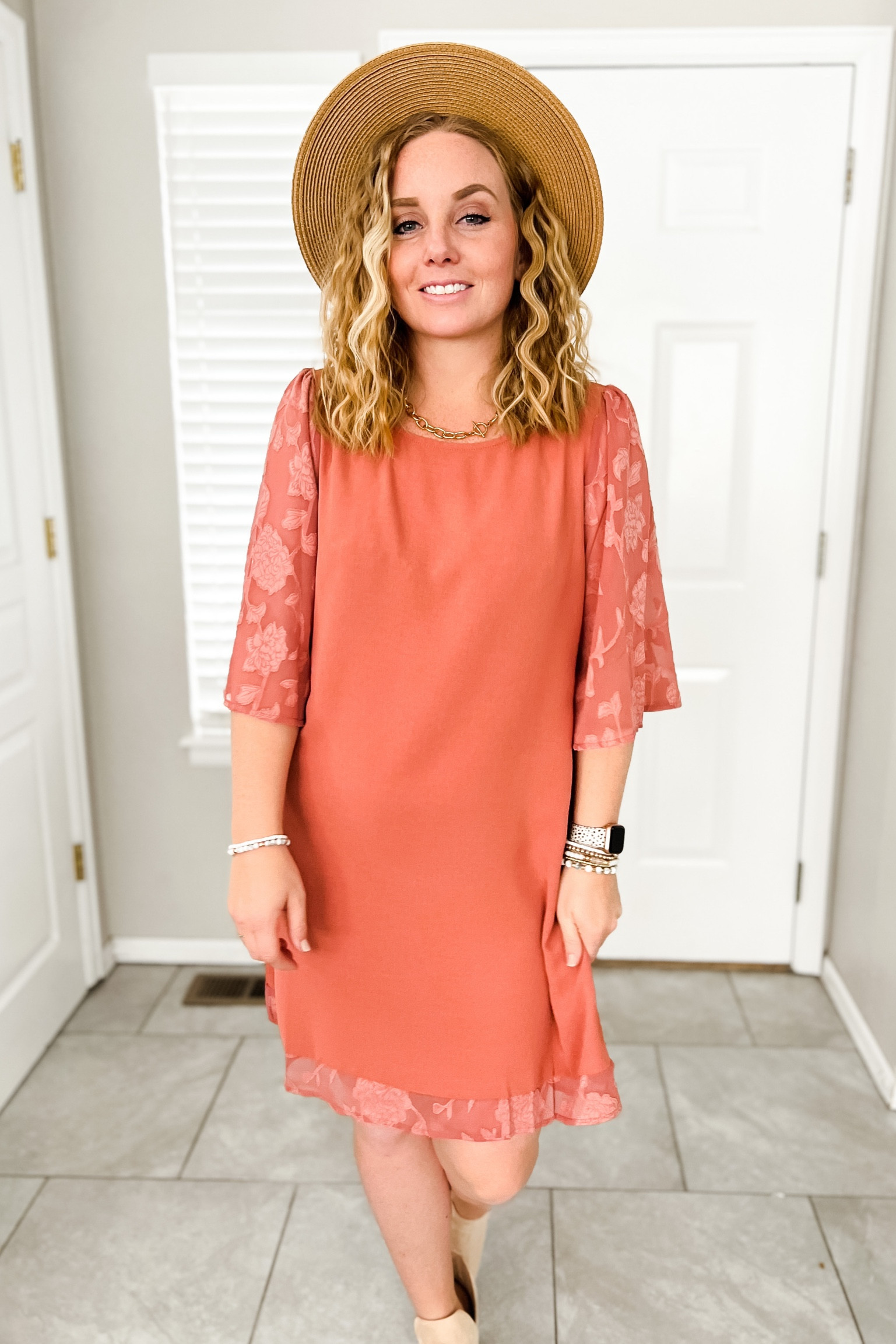 blush lace dresses PS25294 2 / Pink main image 1