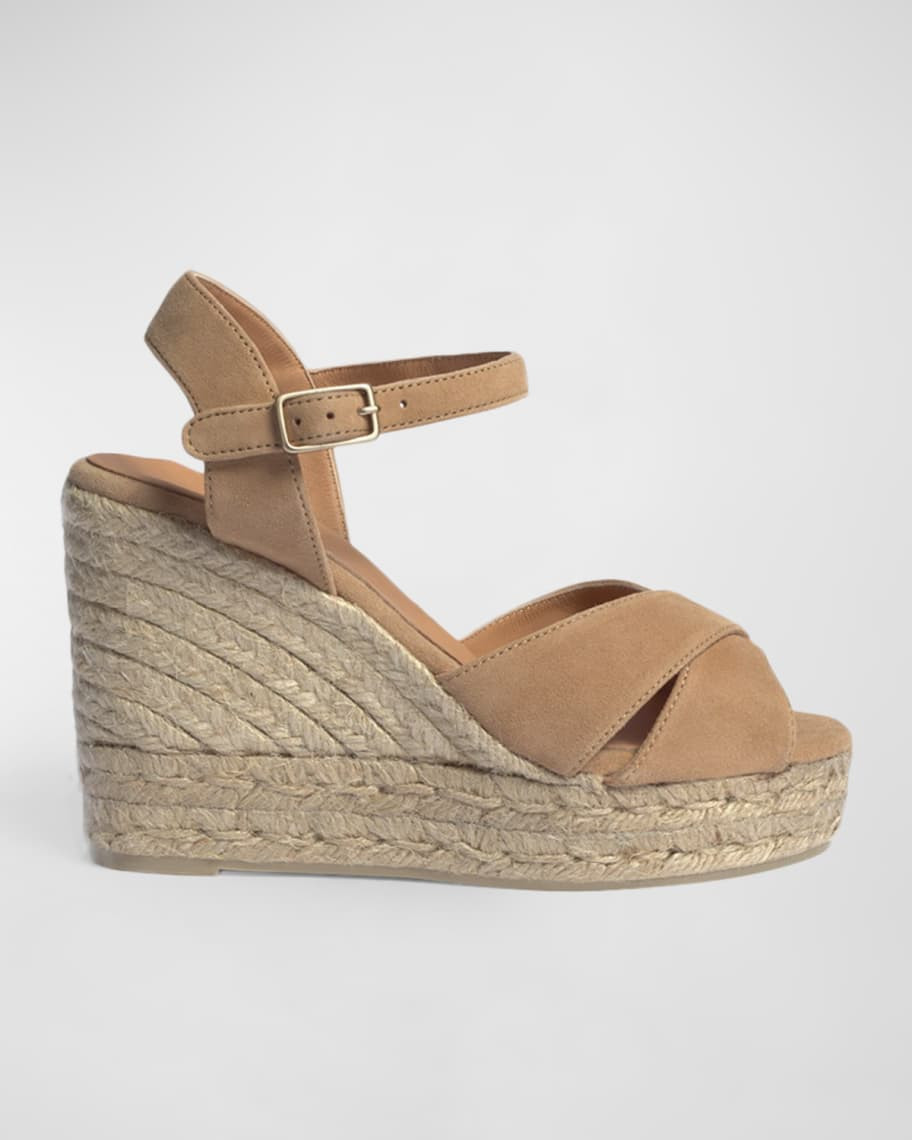 Castaner Blaudell Canvas Wedge Espadrille Sandals | Neiman Marcus