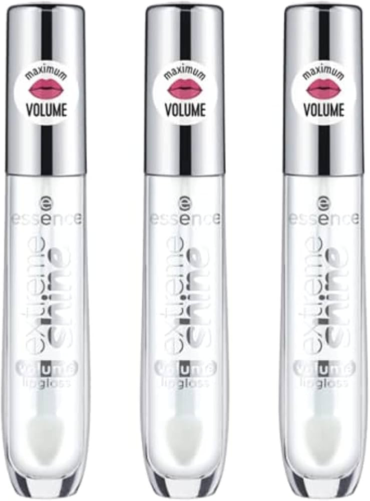 essence | 3-Pack Extreme Shine Volume Lip Gloss | High Shine, Non-Sticky, Long Lasting Transparen... | Amazon (US)