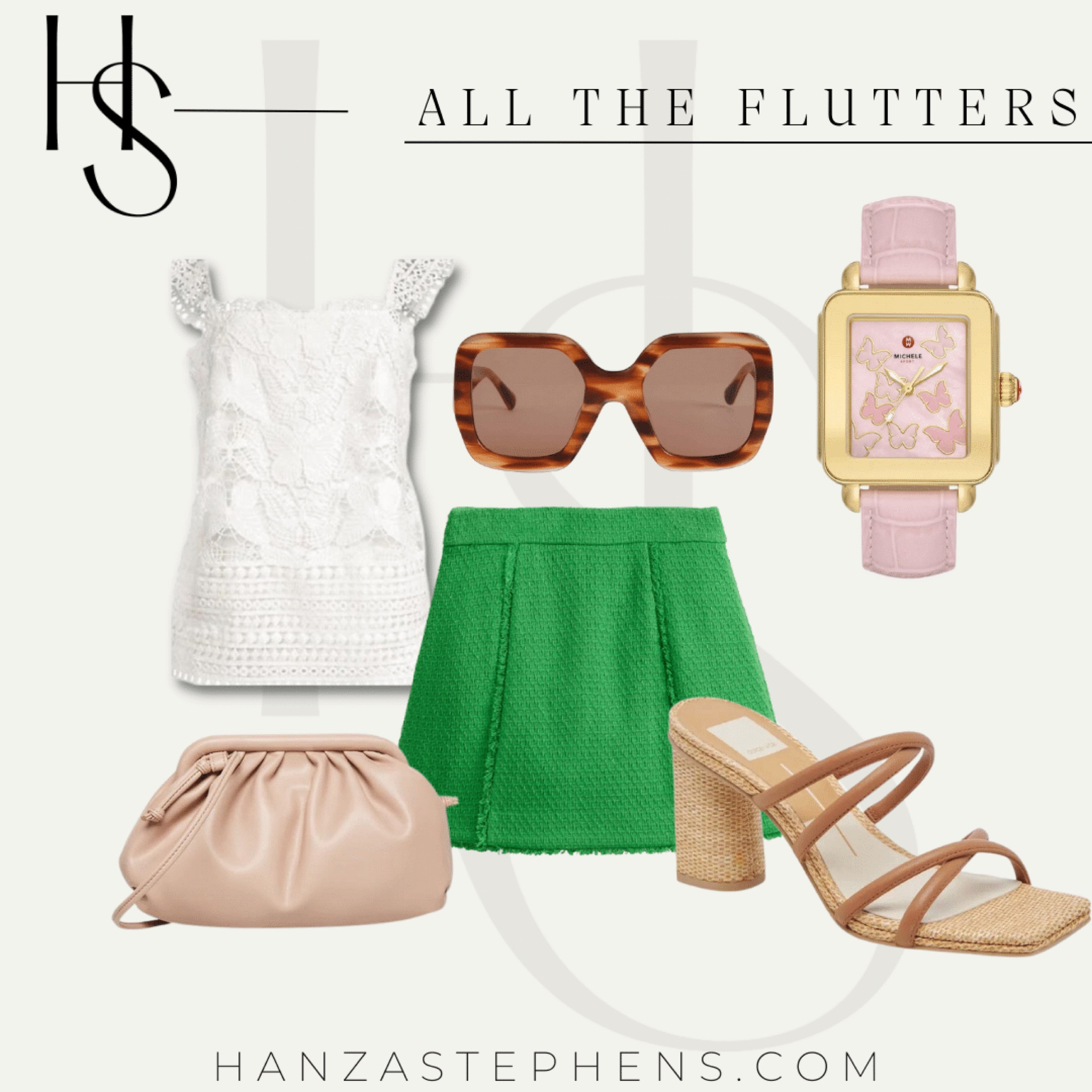 The Top: This Lilly butterfly printed top is so subtle but also so cute. You would get so much wear out of it! Layer it for work or pair it with jean shorts for a casual day.

The Watch: I am crushing hard on this watch. The butterfly design on the face is flirty and discrete (also comes in silver)

#LTKstyletip #LTKSeasonal