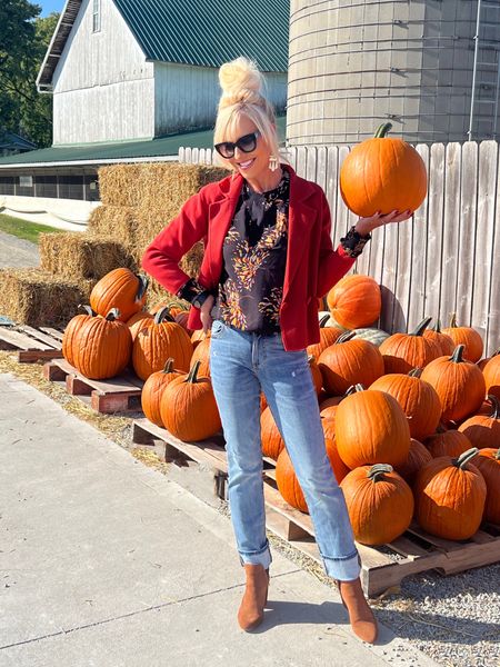 Hey Pumpkin! Guess What? Only a few things could bring me off my Insta sabbatical! Fall Fashion being one, especially when it’s the Fall line from @cabiclothing 

Even better when I can combine my love of pumpkin farms, beautiful fall hues and even giving back all in one 🍁🧡🍁 [#ad]

Fall is just better in color! The fiesta blouse is all the hues you love! 

The heart ❤️ of cabi Coronation jacket in fiery red means that with its purchase, You can impact the lives of women in need! A portion of its proceeds will help fund The Heart of cabi Foundation’s efforts in our local communities. 

🛍️I’ve linked this Fall look on the free @shop.LTK app. Follow my shop livingoncloudnine9 to shop this post and see many more Fall Favorites from @cabiclothing 
So MUCH MORE cabi there! And check out my stories today too! 

🛍️You can comment Links and I’ll send them directly to your DM

🛍️Link in bio goes straight to my LTK 

#cabiclothing #fallforcabi 

#LTKstyletip