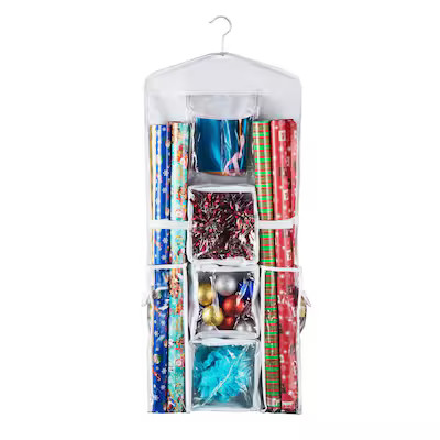 Hastings Home 16-in x 39-in 1-Roll Clear Wrapping Paper Storage Container | Lowe's